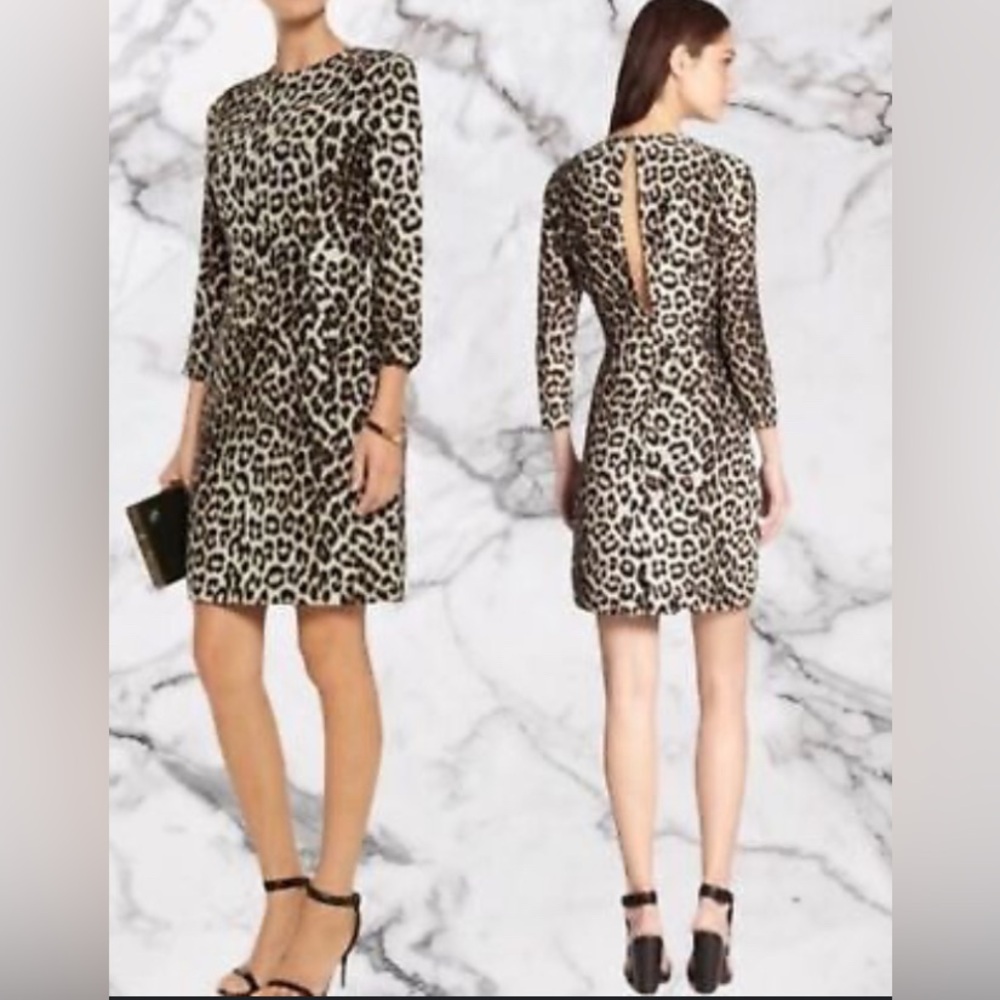 Rag & Bone leopard knee length dress